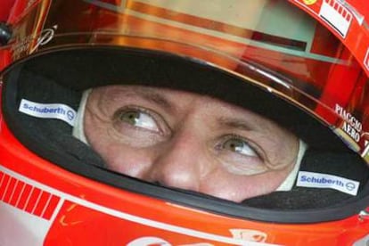 Michael Schumacher, en los entrenamientos libres del Gran Premio de Canadá.