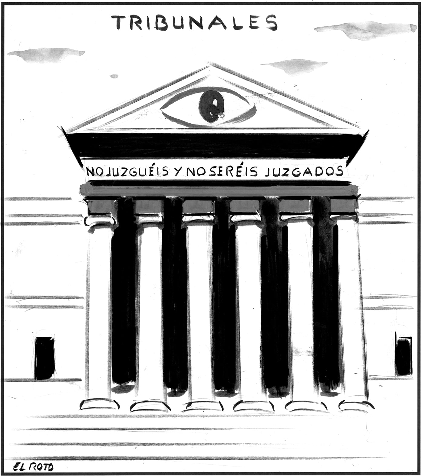 El Roto: tribunales