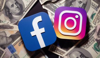 Logos Facvebook Instabram con dinero