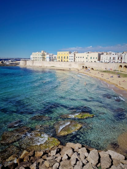 La playa de la Purità, en Gallipoli.