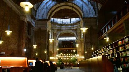 Biblioteca de las Escuelas Pías, una de las sedes de la UNED, en Madrid.