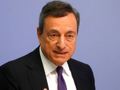 Mario Draghi, presidente del BCE