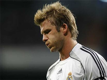 David Beckahm, durante el partido