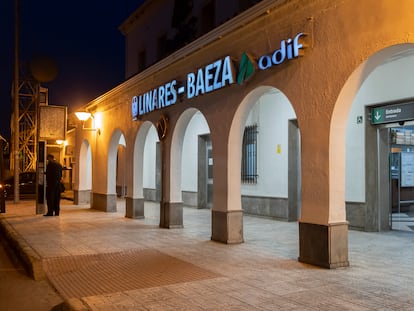 La estación de tren Linares-Baeza.