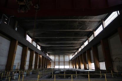 Sala de turbines de la tèrmica de Sant Adrià del Besòs