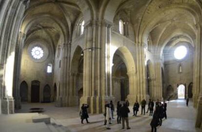 Interior de la antigua catedral de Lleida.