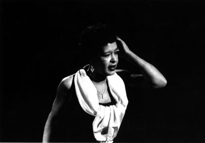 Billie Holiday en Hollywood, 1957.