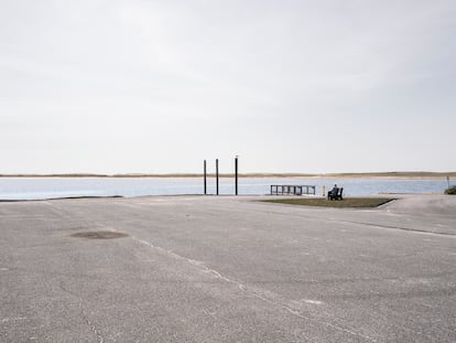 Katama Bay (isla de Martha´s Vineyard). Lugar donde se hunde el barco Orca capitaneado por Quint.