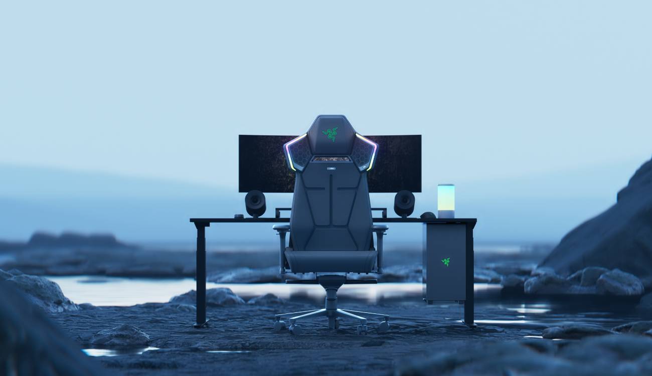 Razer sorprende con una silla gaming futurista y que te hace vivir lo que ves en la pantalla