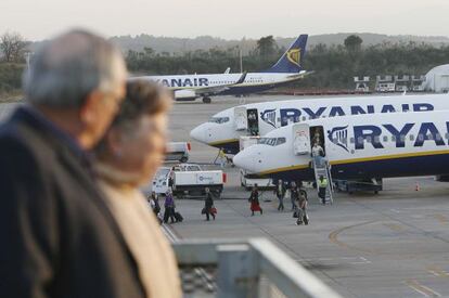 La compa&ntilde;&iacute;a de bajo coste Ryanair es una de las que m&aacute;s reclamaciones acumula. 