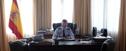 El jefe del Estado Mayor de la Defensa (Jemad) en su despacho de Madrid, ayer durante la entrevista.