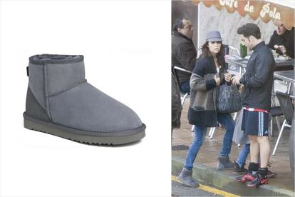 Paula Echevarria, una de nuestras 'it girl' nacionales, marca tendencia con las clsicas UGG en su versin ms mini.