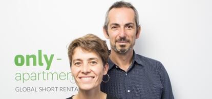 Los fundadores de Only Apartments, Elisabet Cristi&agrave; y Alon Eldar.