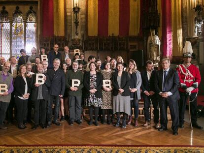 Lliurament dels premis Ciutat de Barcelona. 