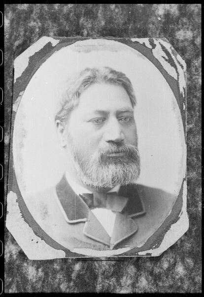 El parlamentario maorí Te Puke Te Ao (1834-1866).