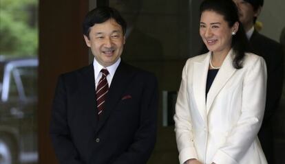 Naruhito, con su esposa Masako.