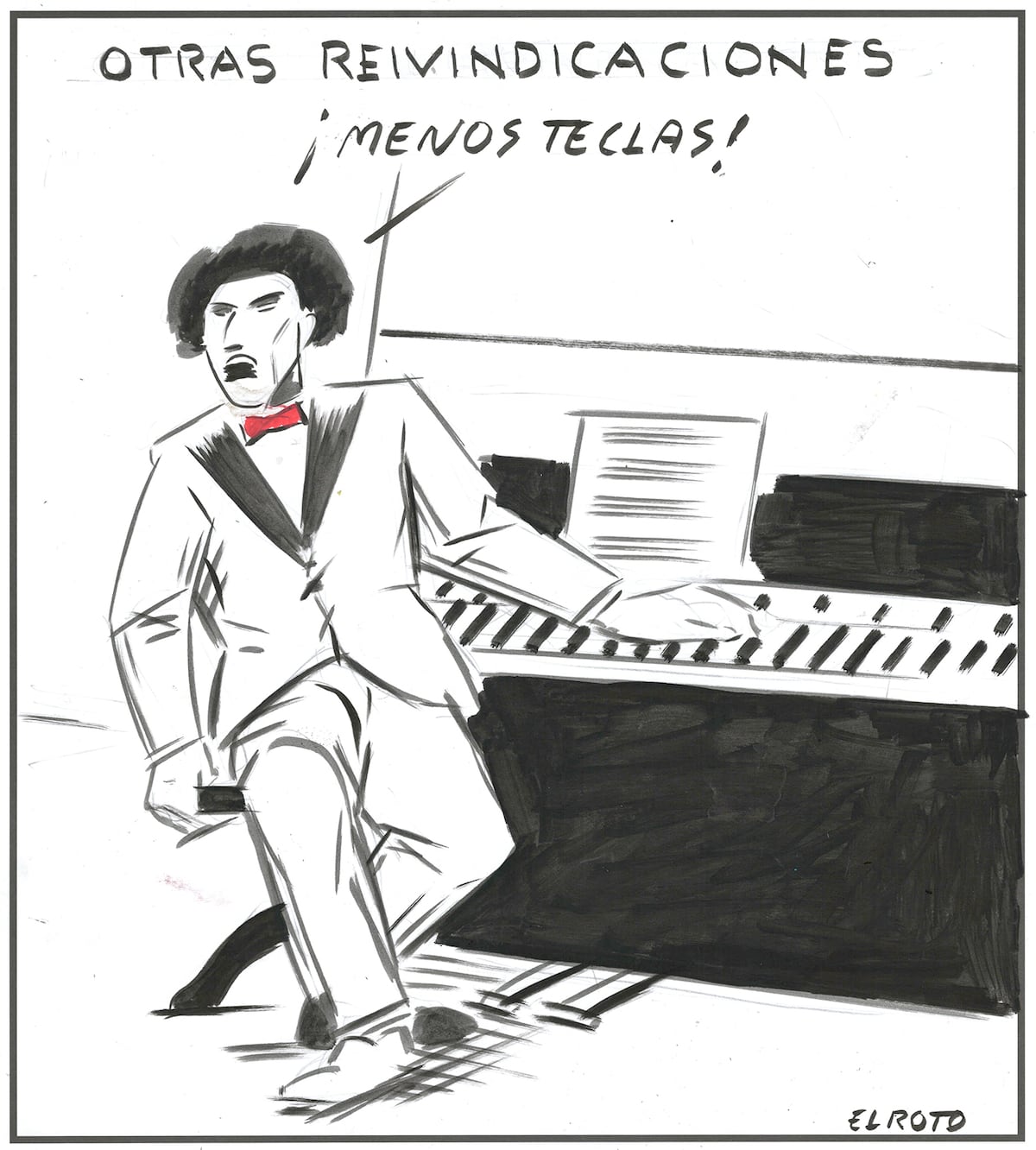 El Roto: la reivindicación del pianista