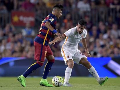 Neymar , en el reciente trofeo Gamper