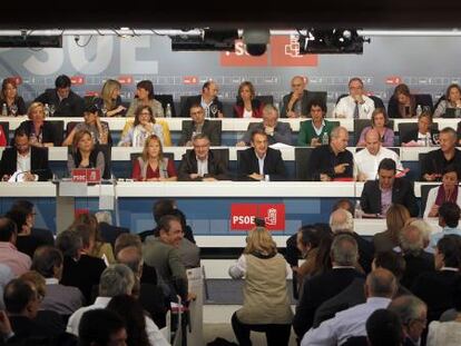 Reunión del Comité Federal del PSOE.