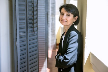 Ana María Cuervo, biologa molecular y experta en envejecimiento, en la fundación, Conchita Rábago de Jiménez Díaz