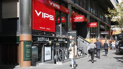 Varios restaurantes en Madrid.