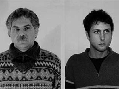 Luis Enrique Garate Galarza e Ibon Elorrieta Sanz, detenidos ayer en Francia.