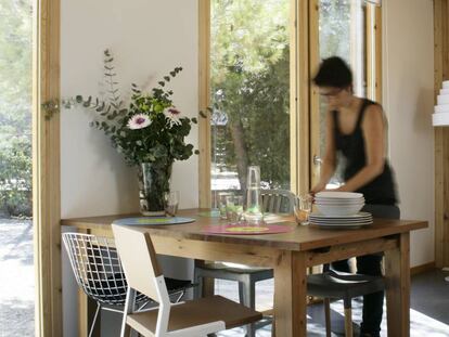 Interior de una vivienda sostenible en Valencia.