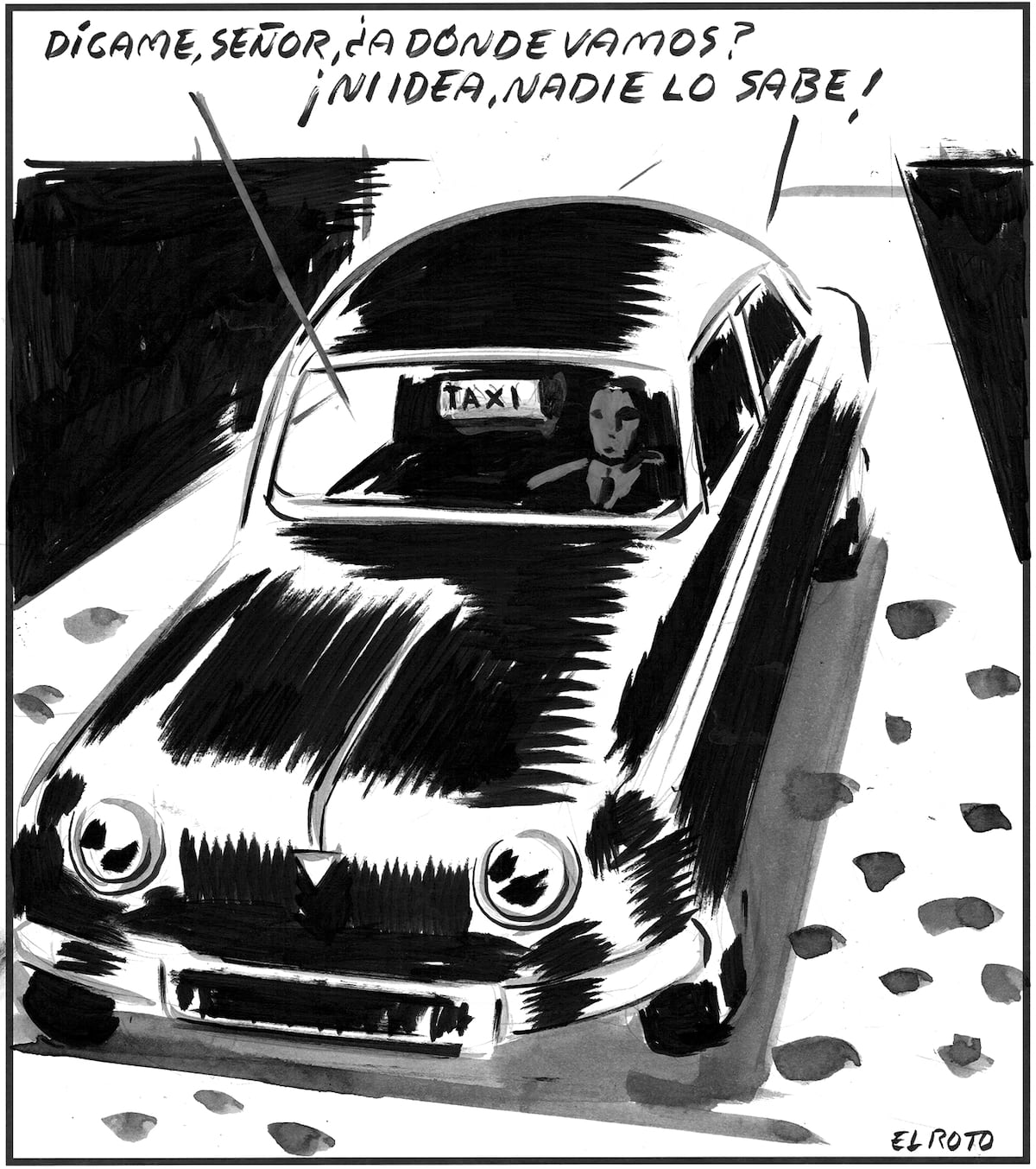 El Roto: ¿A dónde vamos?