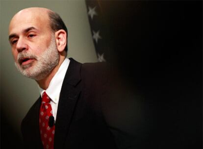 Ben Bernanke, durante su intervención ayer en el Consejo de Relaciones Exteriores, en Washington.