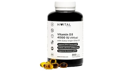 Este producto vitamínico mantiene las articulaciones y huesos sanos, y mejora el sistema inmunológico.