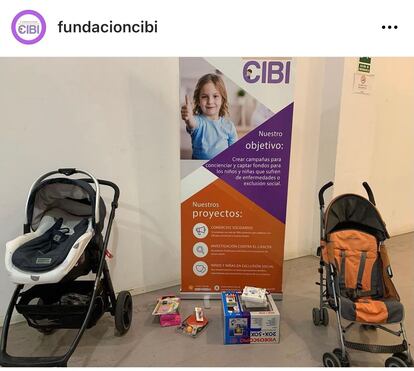 Una de las publicaciones en la cuenta de Instagram de la fundación CIBI, cuya cúpula ha sido detenida por presunta estafa