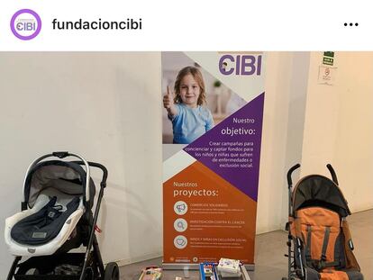 Una de las publicaciones en la cuenta de Instagram de la fundación CIBI, cuya cúpula ha sido detenida por presunta estafa