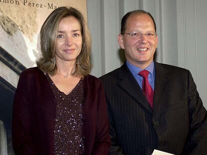 El príncipe Kardam de Bulgaria y su esposa, Miriam de Ungría, en 2002.