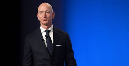 Jeff Bezos, fundador da Amazon e da Blue Origin.