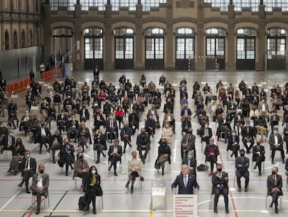 La reunión de más de 300 empresarios de este jueves en Barcelona.