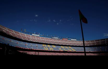 El Camp Nou, el pasado mes de marzo.