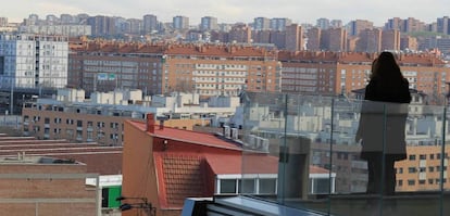 Vista de viviendas en Madrid.