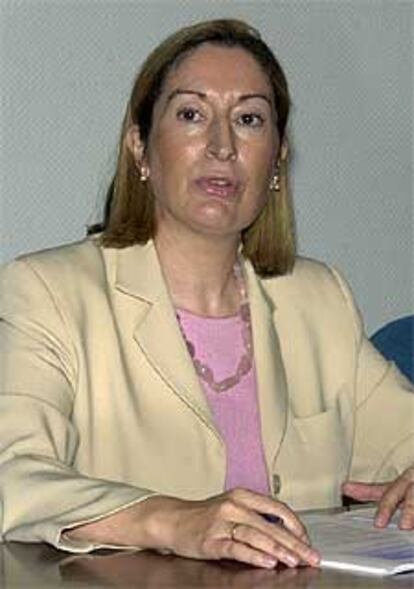 La ministra Ana Pastor presenta los datos de la Encuesta Nacional de Salud en rueda de prensa.