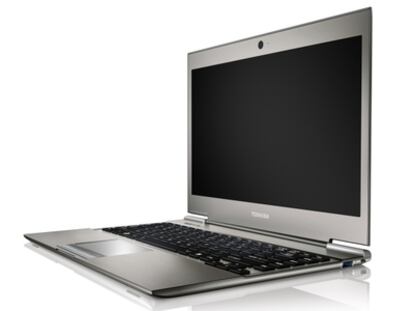 El ultrabook de Toshiba.