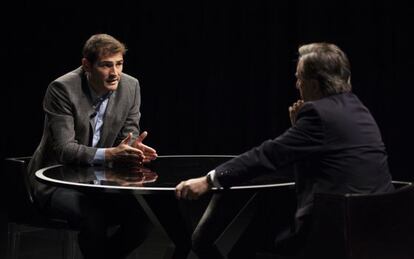 Casillas con Gabilondo.