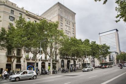 La Torre Mu&ntilde;oz, en el paseo de Gr&agrave;cia de Barcelona.