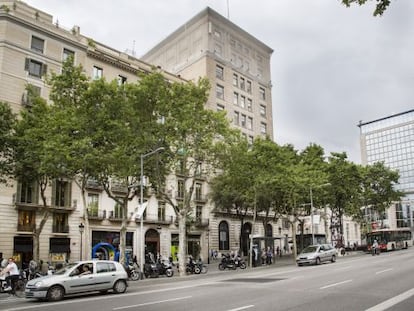 La Torre Mu&ntilde;oz, en el paseo de Gr&agrave;cia de Barcelona.