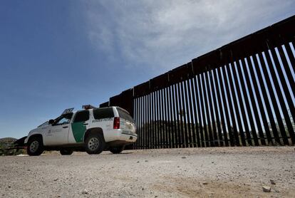 Un vehículo de la policía de fronteras de EE UU en Nogales, Arizona. 