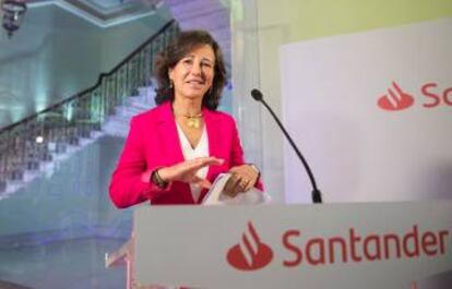 Ana Botín, presidenta de Santander.