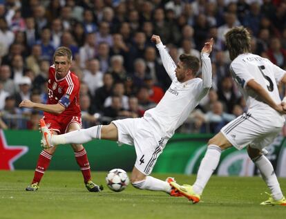 Lahm ante Sergio Ramos