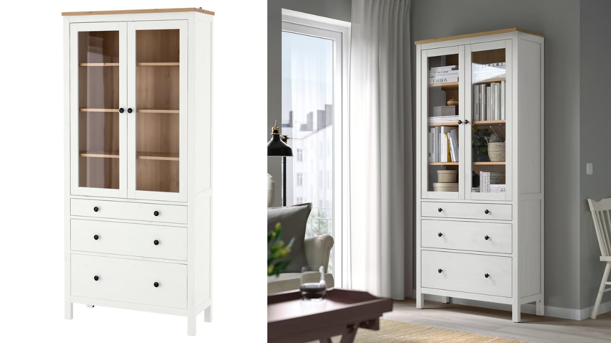 Vitrina HEMNES.
