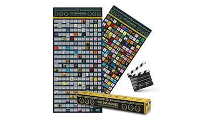 Un regalo ideal por Navidad es este póster XXL donde visualizar las mejores películas de la historia del cine.