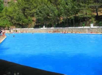 Piscina natural de Amurjo, en plena sierra de Orcera