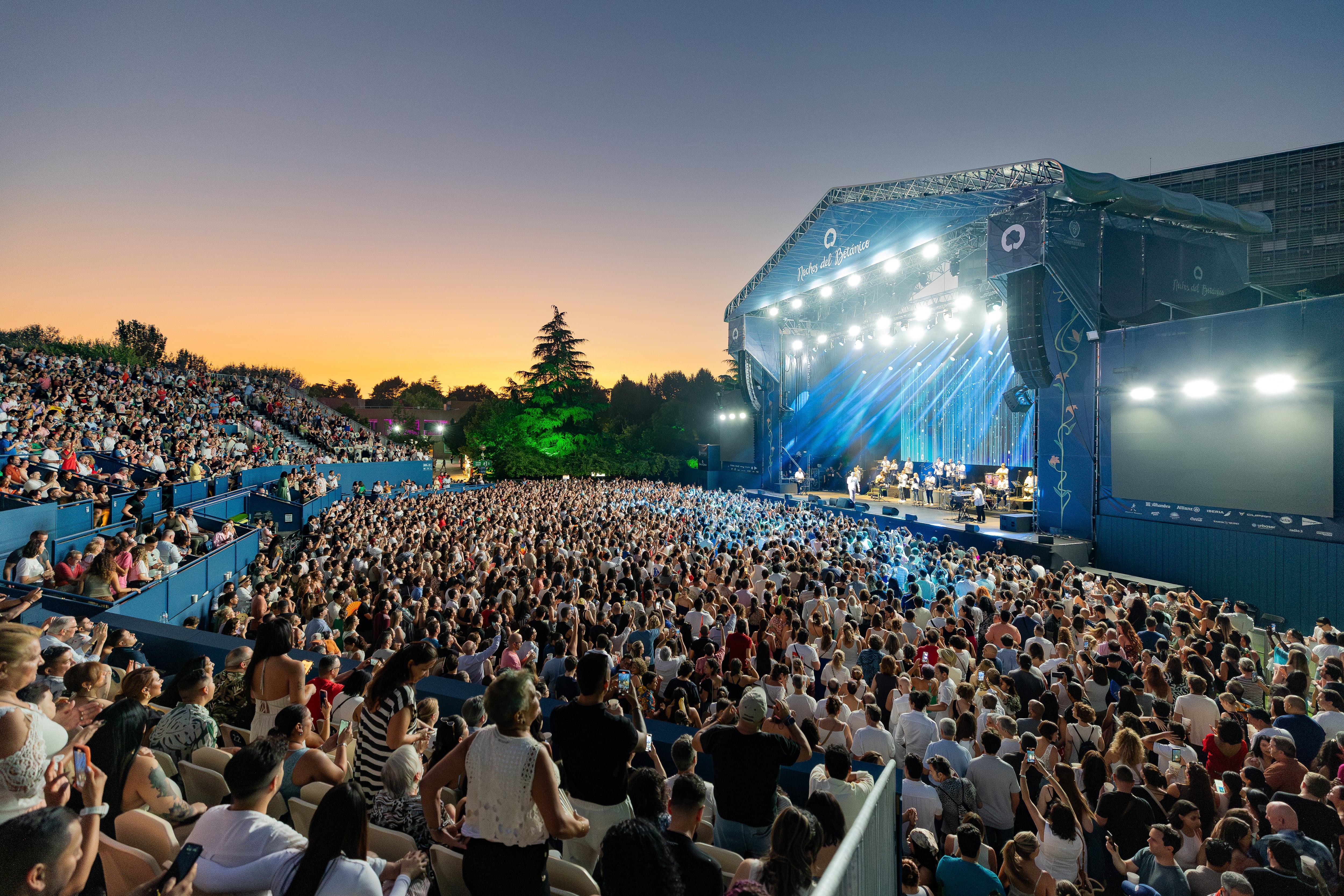 Imagen de un concierto en Noches del Botánico, cedida por el festival. 