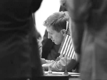 Bobby Fischer, en noviembre de 1966 en Cuba.